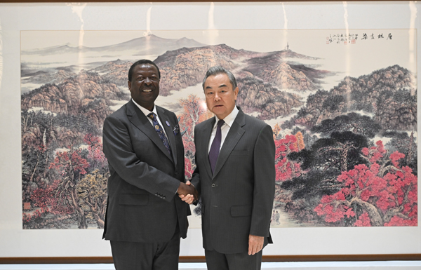 <strong>王毅会见肯尼亚内阁首席部长兼外长穆达瓦迪</strong>