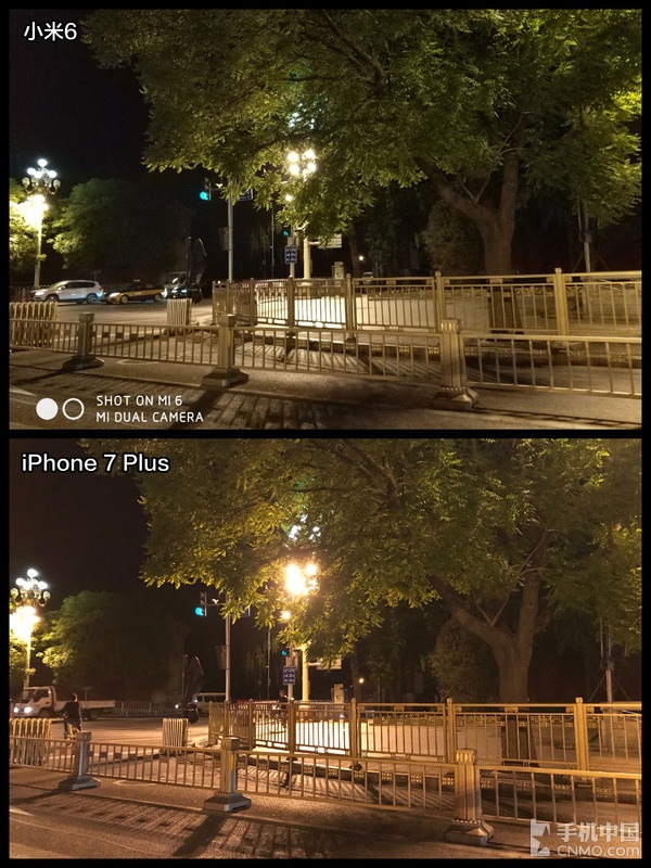 小米6/iPhone 7P夜拍对决 结果耐人寻味