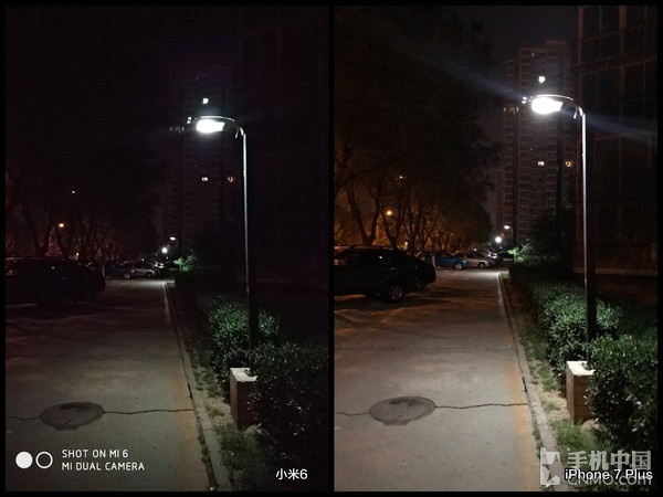 小米6/iPhone 7P夜拍对决 结果耐人寻味