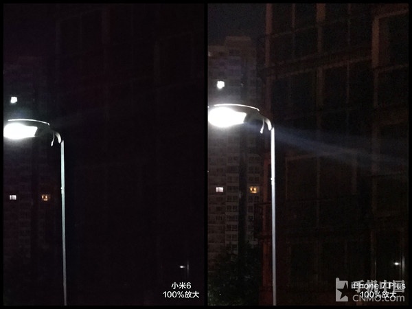 小米6/iPhone 7P夜拍对决 结果耐人寻味