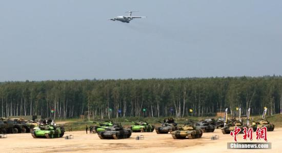 资料图:“2016国际军事比赛”莫斯科开幕,中国参加。 <a target='_blank' data-cke-saved-href='http://www.chinanews.com/' href='http://www.chinanews.com/' _fcksavedurl='http://www.chinanews.com/'></table>中新社</a>记者 王修君 摄