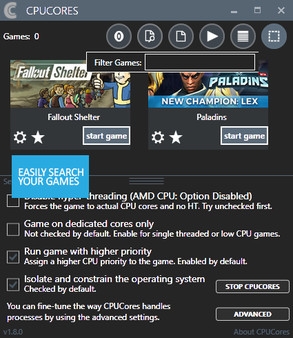 PC游戏神油CPUCores优化中文:帧数提升60%!