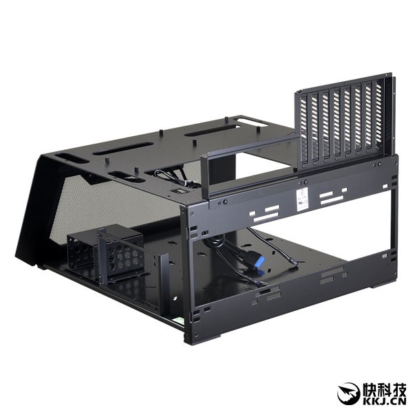 1300元!联力发布开放式机箱PC-T70:支持八显卡