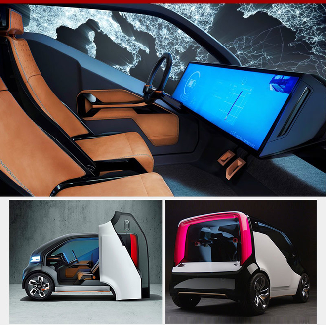 Honda NeuV�������ʮ��С�ɣ������ڳ����д��󡣶��صĳ������Ҳ������⣬������͸�����ʸ���Ҳʹ���ڵ�ͨ͸�Եõ������������ڲ����Գ���Ŀɴ���ʽ�п���ʾ������֧���ƶ�����������Honda NeuV���̴���ӵ�����߳��װ�ã�20kWh�ĵ�ؿ���֧�ų����ﵽ100-200�����������̣����⣬�������κ󷽻����е綯���壬�������һ������С�