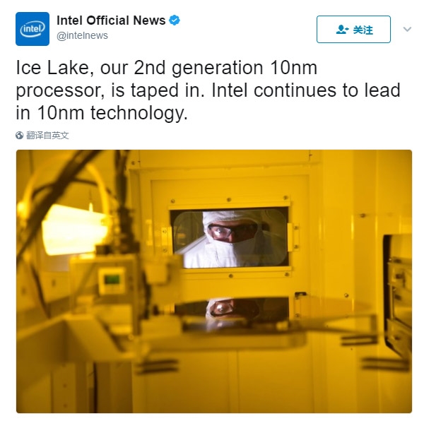 Intel��������Ϣ���ڶ���10nm������Ice Lake������