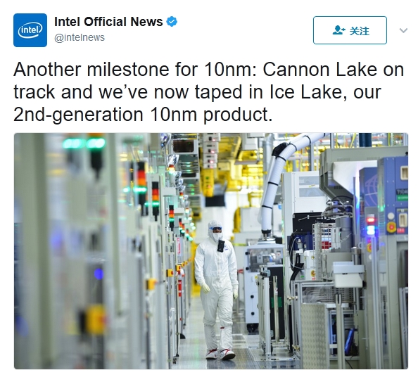 Intel��������Ϣ���ڶ���10nm������Ice Lake������