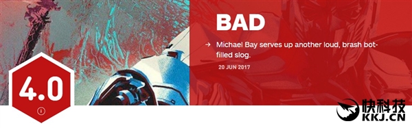惨到家了!《变形金刚5》口碑扑街:评分史上最低