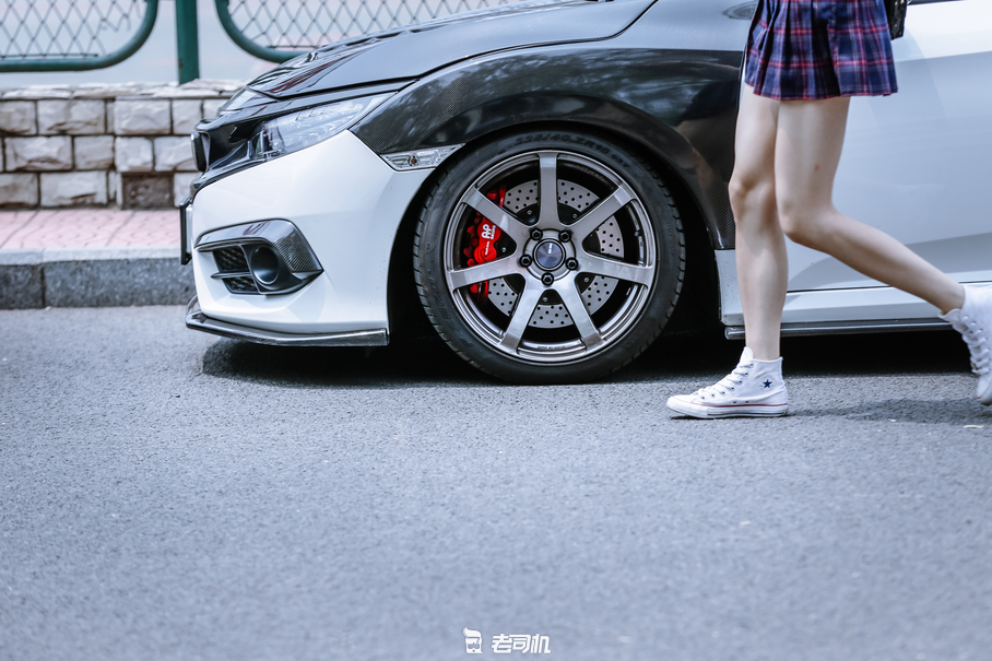 不是只有飞度GK5,本田思域也能改装帅炸天!
