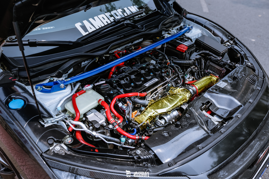 不是只有飞度GK5,本田思域也能改装帅炸天!